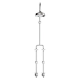 Lillian Exposed Rail Shower & Bath Set, Chrome fienza