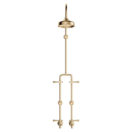Lillian Lever Exposed Rail Shower & Bath Set, Urban Brass fienza