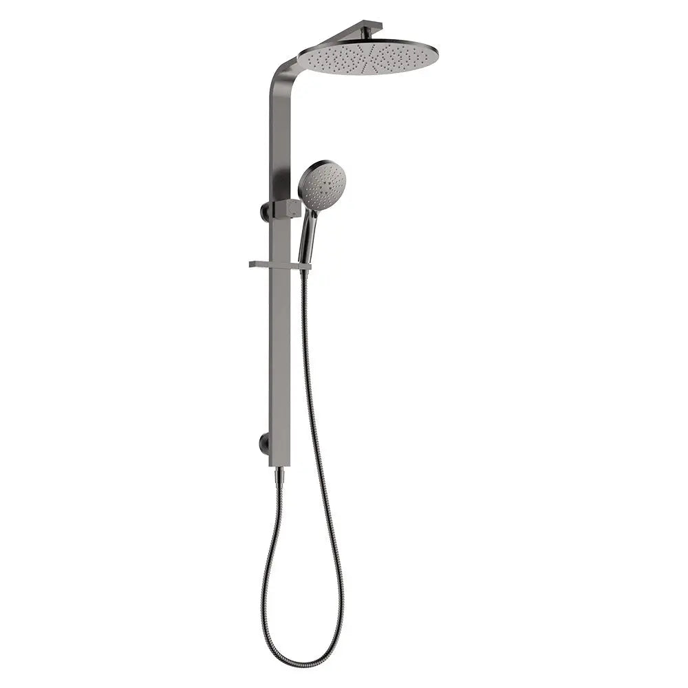 Empire Slim Deluxe Twin Shower, Gun Metal fienza