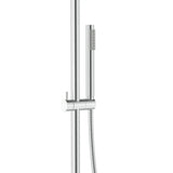 Kaya Wall Mounted Outdoor Twin Shower, Brushed Stainless Steel fienza