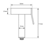 Gunmetal Brass Toilet Bidet Aquaperla