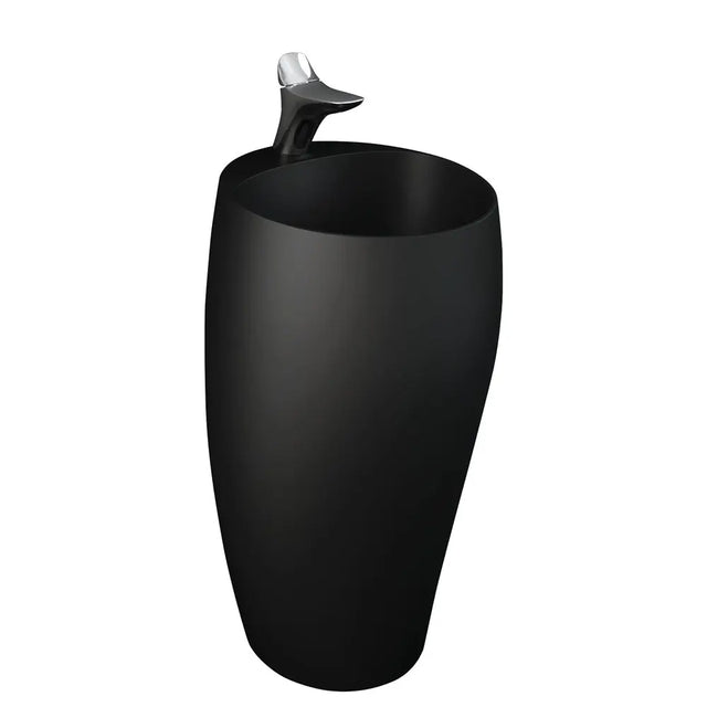 RAK Cloud Freestanding Basin, Matte Black fienza
