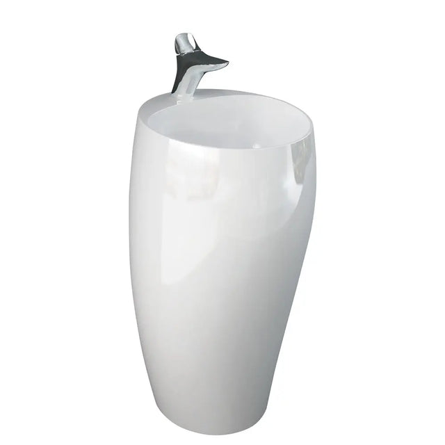 RAK Cloud Freestanding Basin, Alpine Gloss White fienza