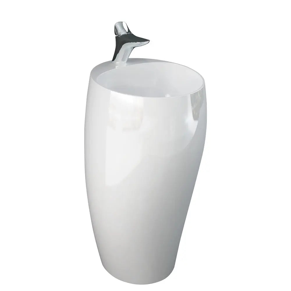 RAK Cloud Freestanding Basin, Alpine Gloss White fienza