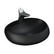 RAK Cloud Wall Basin, Matte Black fienza