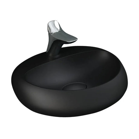 RAK Cloud Wall Basin, Matte Black fienza