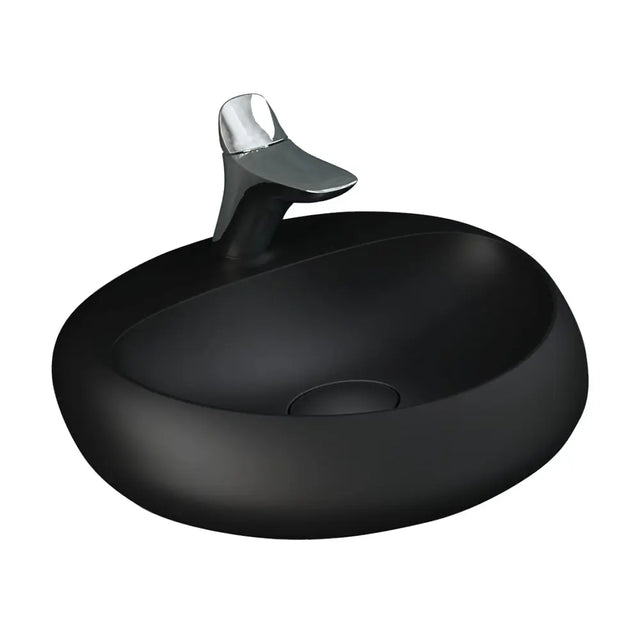 RAK Cloud Wall Basin, Matte Black fienza