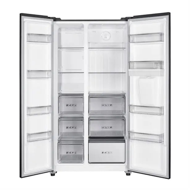 Blaupunkt Side By Side Fridge (Dark Steel) Blaupunkt