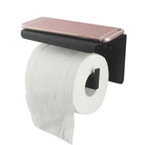 IVANO - Black Toilet Paper Holder Aquaperla