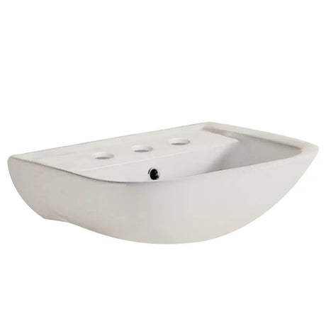 RAK Lara Ivory Wall Basin, 3 Tap Holes fienza