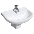 RAK X500 Wall Basin With Integral Shroud fienza