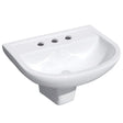 RAK X500 Wall Basin With Integral Shroud, 3 Tap Holes fienza
