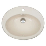 RAK Jessica Ivory Fully-Inset Basin, 1 Tap Hole fienza