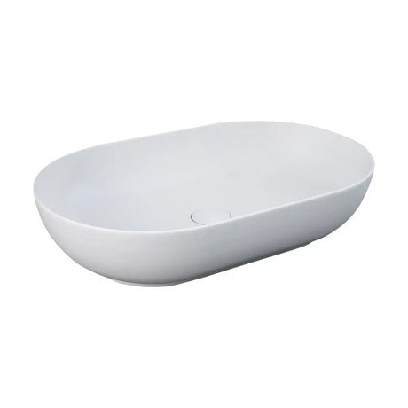 RAK Feeling Oval Above Counter Basin, Matte White fienza