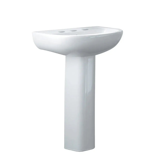 RAK Compact 550 Pedestal Basin, 3 Tap Holes fienza