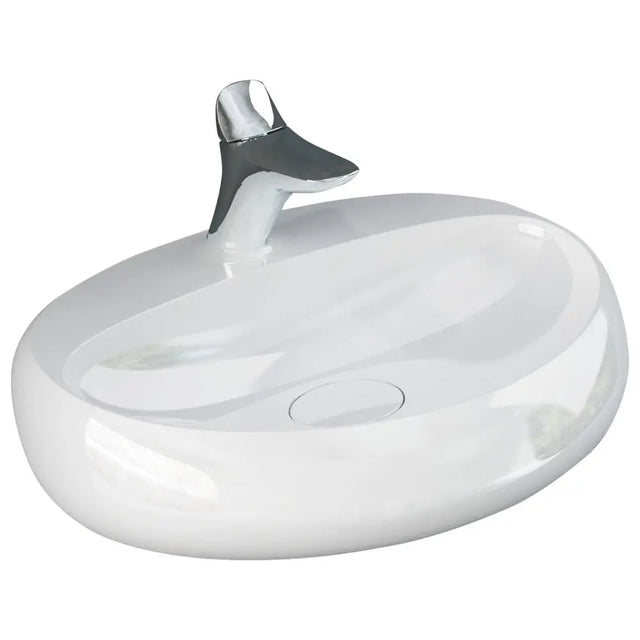 RAK Cloud 650 Wall Basin, Alpine Gloss White fienza