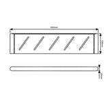 RUSHY - Chrome Shelf Aquaperla