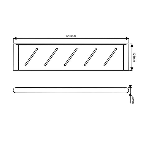 RUSHY - Gunmetal Shelf Aquaperla