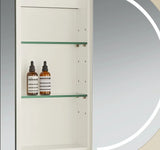 Olivia LED Mirror Cabinet 1200X750X155mm Poseidonbk