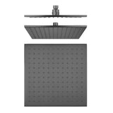 250mm Gunmetal Shower Head Aquaperla