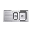 Tiva 980 1.5 Kitchen Sink with Drainer, Right Bowl fienza