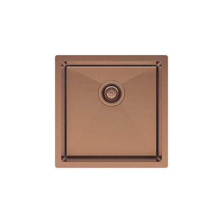 Hana 32L Single Kitchen Sink, Brushed Copper fienza