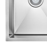 Hana Anti-Scratch 27L/27L Double Kitchen Sink, Stainless Steel fienza