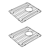 Hana 27L/27L Double Kitchen Sink Kit, PVD Carbon Metal fienza