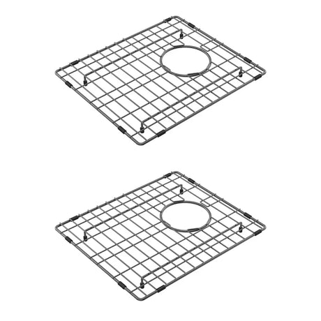 Hana 27L/27L Double Kitchen Sink Kit, PVD Carbon Metal fienza