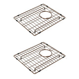 Hana 27L/27L Double Kitchen Sink Kit, Brushed Copper fienza