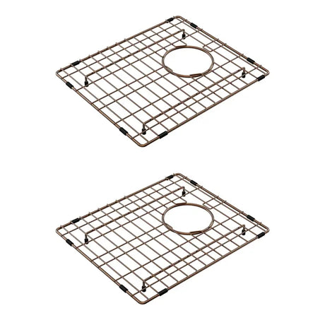 Hana 27L/27L Double Kitchen Sink Kit, Brushed Copper fienza