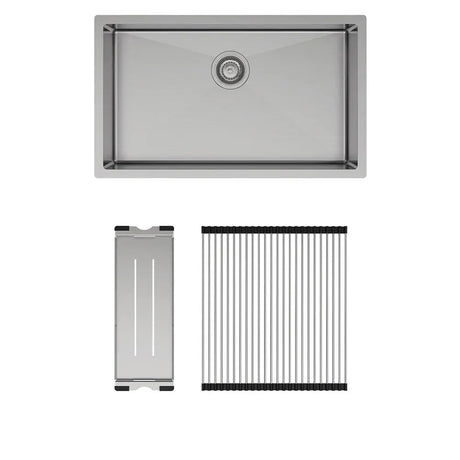 Hana 55L Single Kitchen Sink Kit fienza