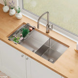 Hana 40L/27L Double Kitchen Sink Kit fienza