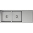 Hana 29L/29L Double Kitchen Sink with Drainer fienza