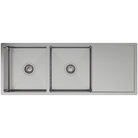 Hana 29L/29L Double Kitchen Sink with Drainer fienza