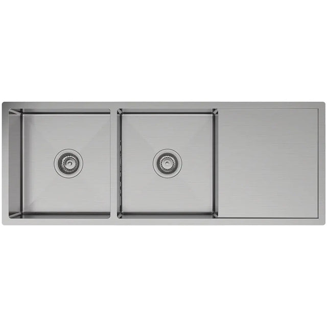 Hana 29L/29L Double Kitchen Sink with Drainer fienza