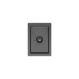 Hana 10L Single Kitchen Sink, Carbon Metal fienza