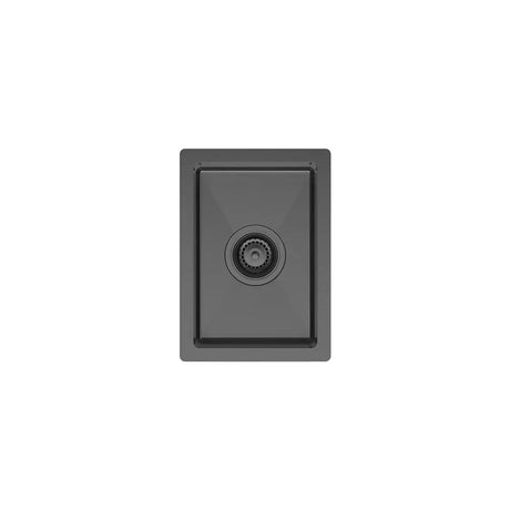 Hana 10L Single Kitchen Sink, Carbon Metal fienza