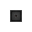 Kuro Granite 33L Single Bowl Kitchen Sink, Matte Black fienza