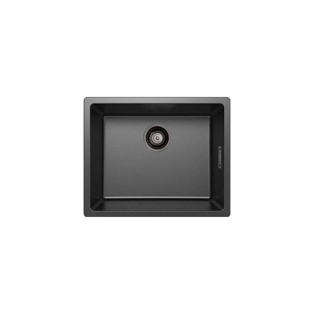 Kuro Granite 38L Single Bowl Kitchen Sink, Matte Black fienza