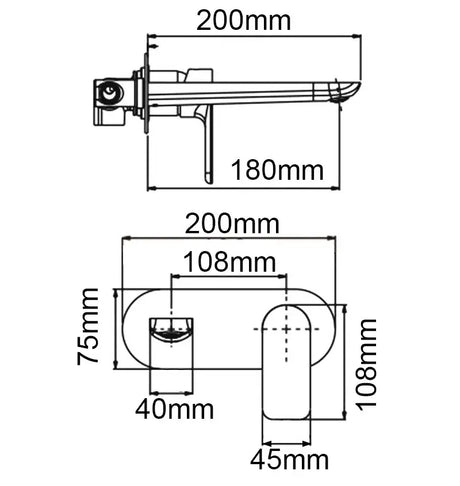 VOG - Chrome Spout Mixer Aquaperla