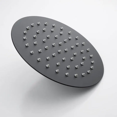 200mm Black Shower Head Aquaperla
