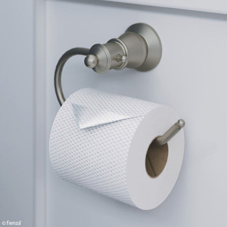 Lillian Toilet Roll Holder, Brushed Nickel fienza
