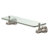 Lillian Glass Shelf, Brushed Nickel fienza
