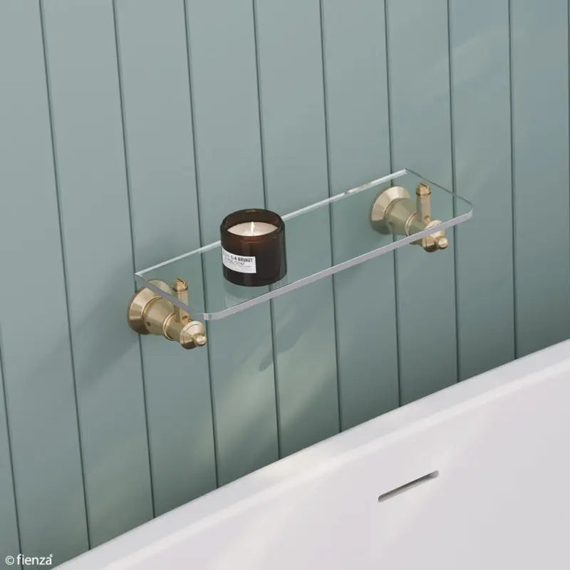 Lillian Glass Shelf, Urban Brass fienza