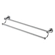 Lillian Double Towel Rail, Chrome fienza