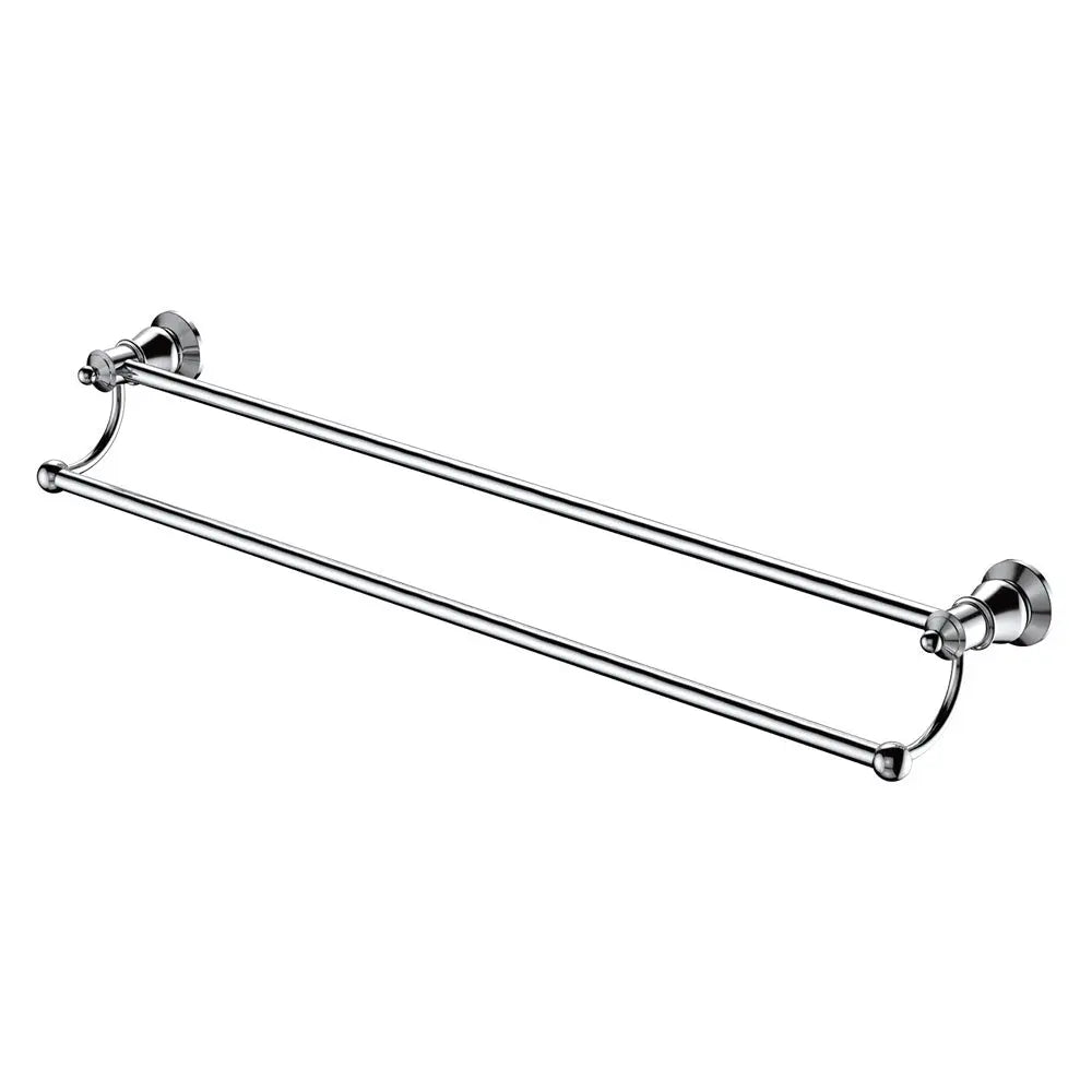 Lillian Double Towel Rail, Chrome fienza