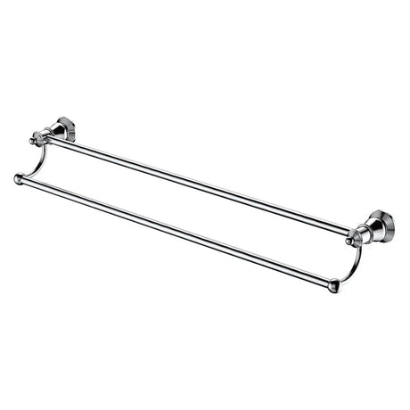 Lillian Double Towel Rail, Chrome fienza