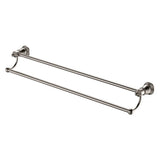 Lillian Double Towel Rail, Brushed Nickel fienza