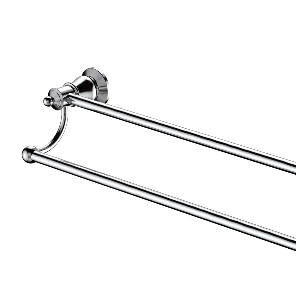 Lillian Double Towel Rail, Chrome fienza